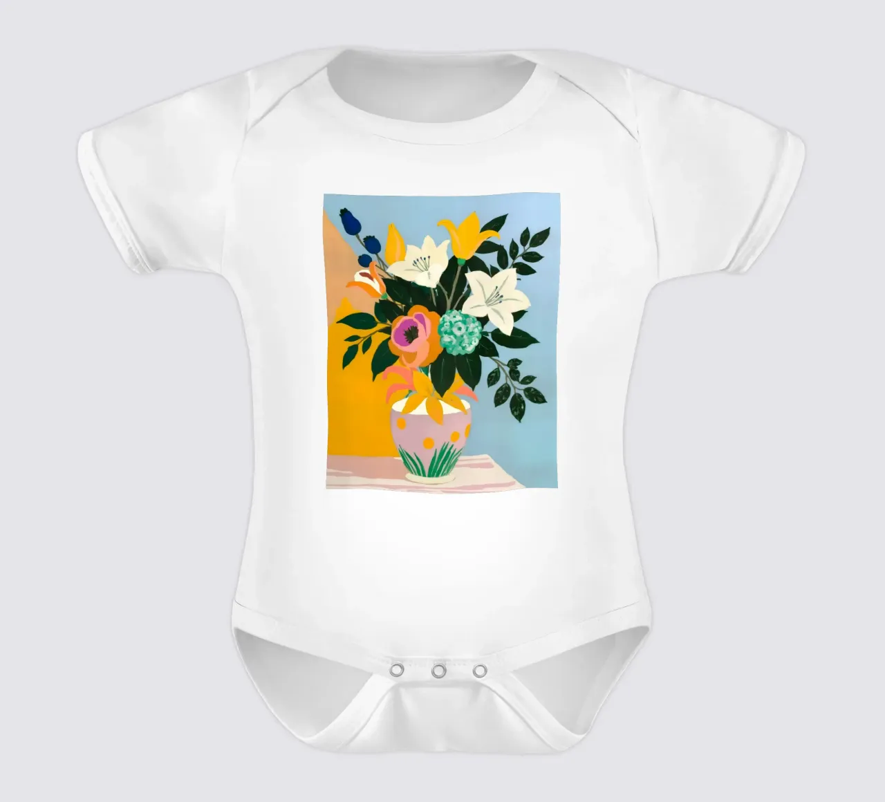 Il fiore body neonato maniche corte da 83oranges