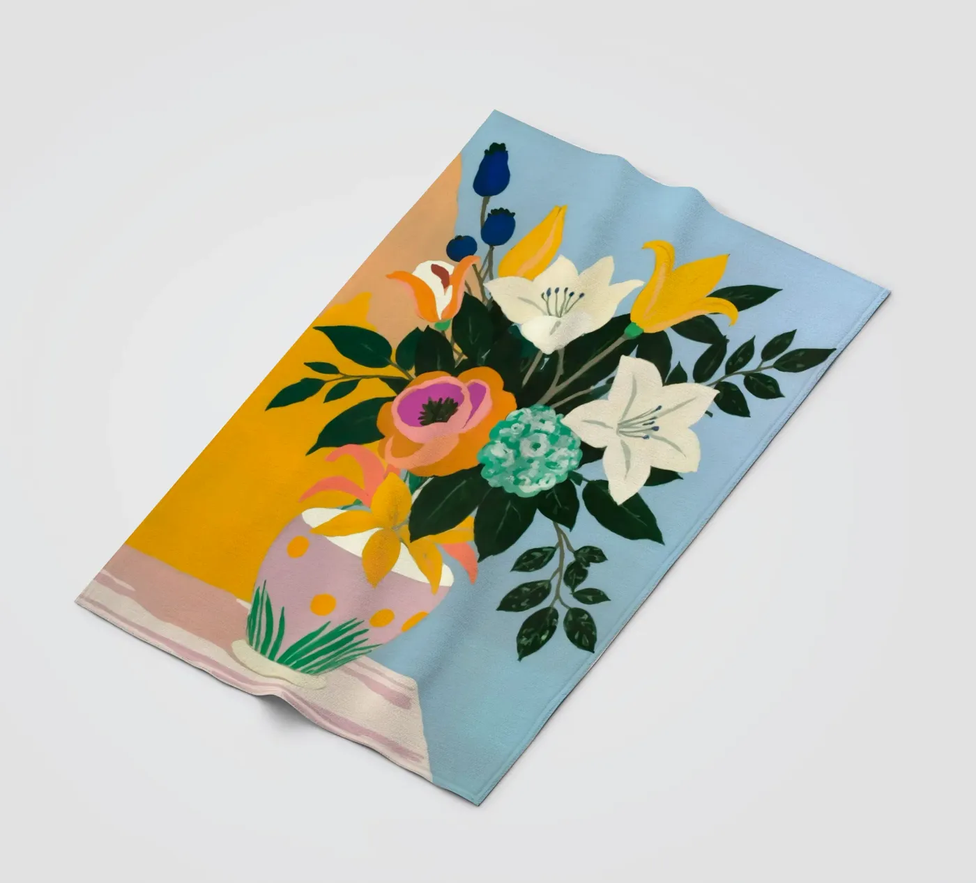 Die Blüte Fleecedecke von 83oranges.com