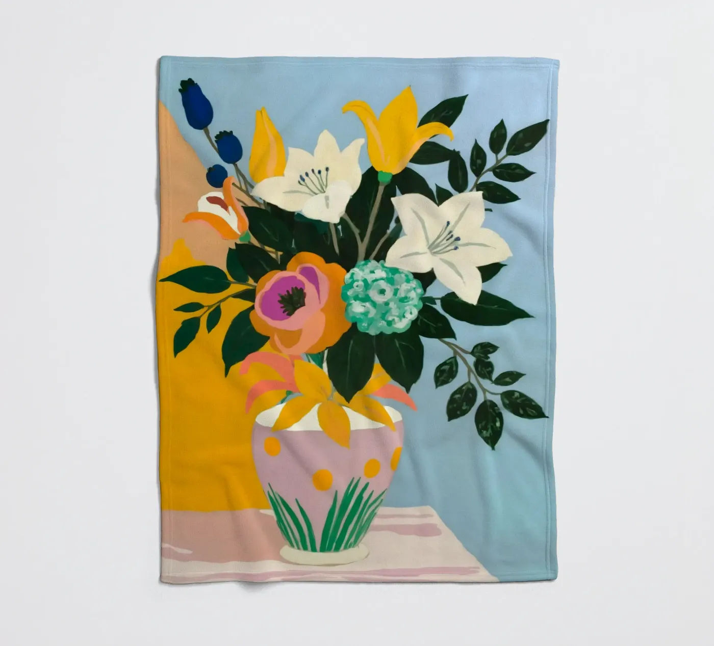 Die Blüte Fleecedecke von 83oranges.com