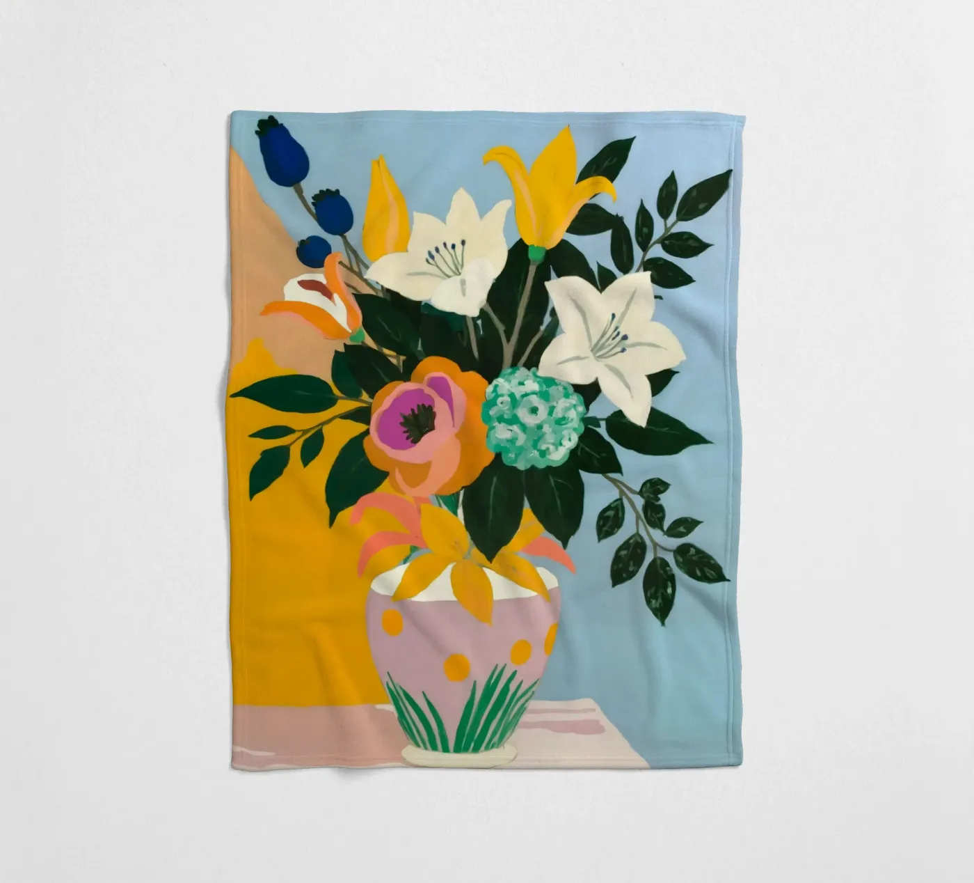 Die Blüte Fleecedecke von 83oranges.com