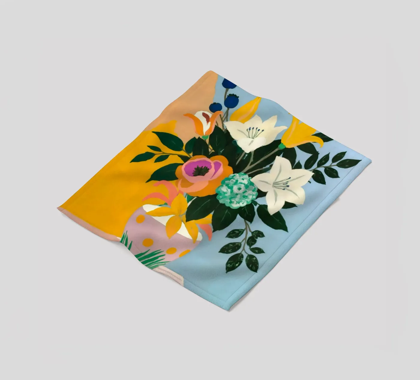 Die Blüte Fleecedecke von 83oranges.com