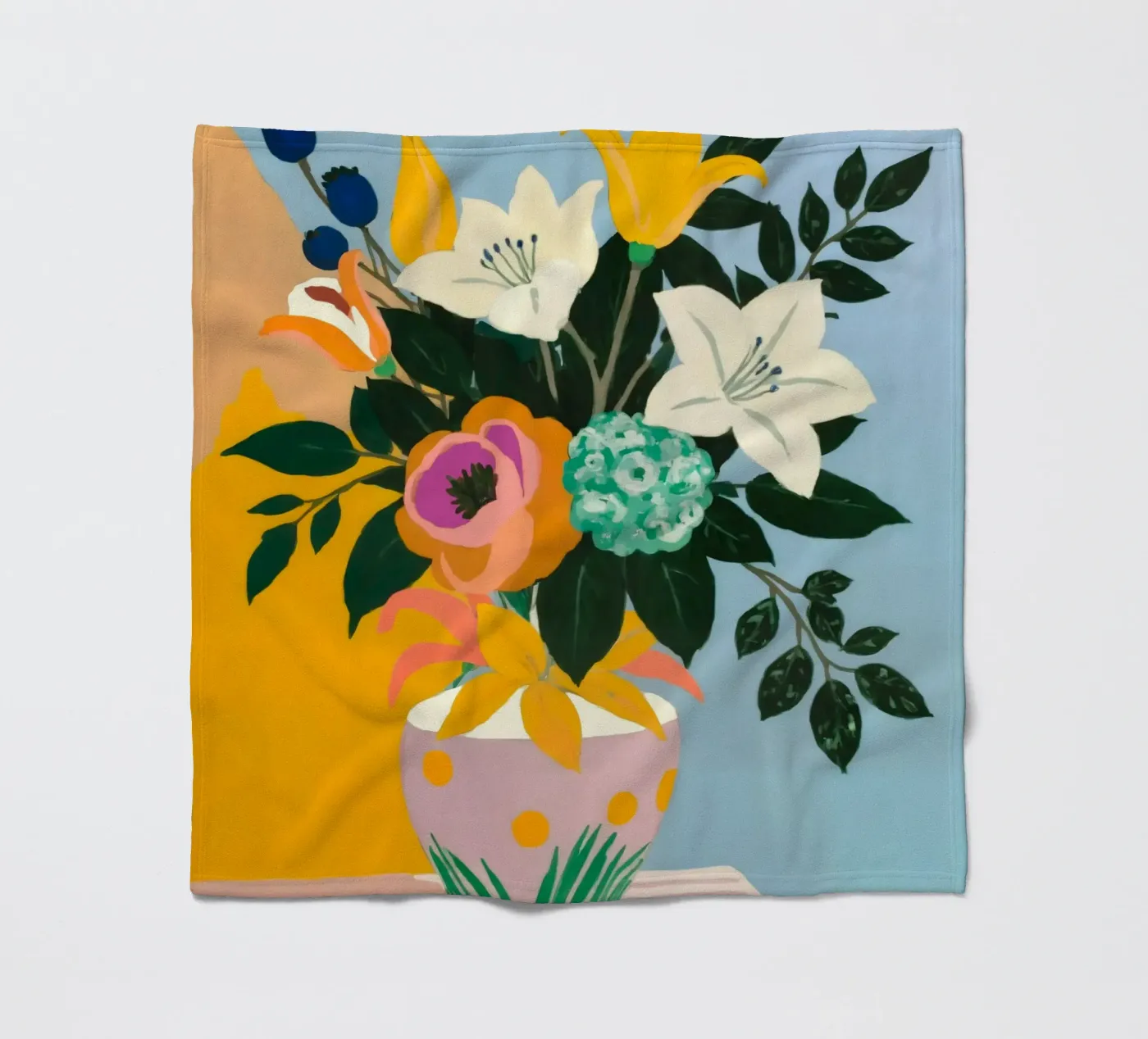 Die Blüte Fleecedecke von 83oranges.com