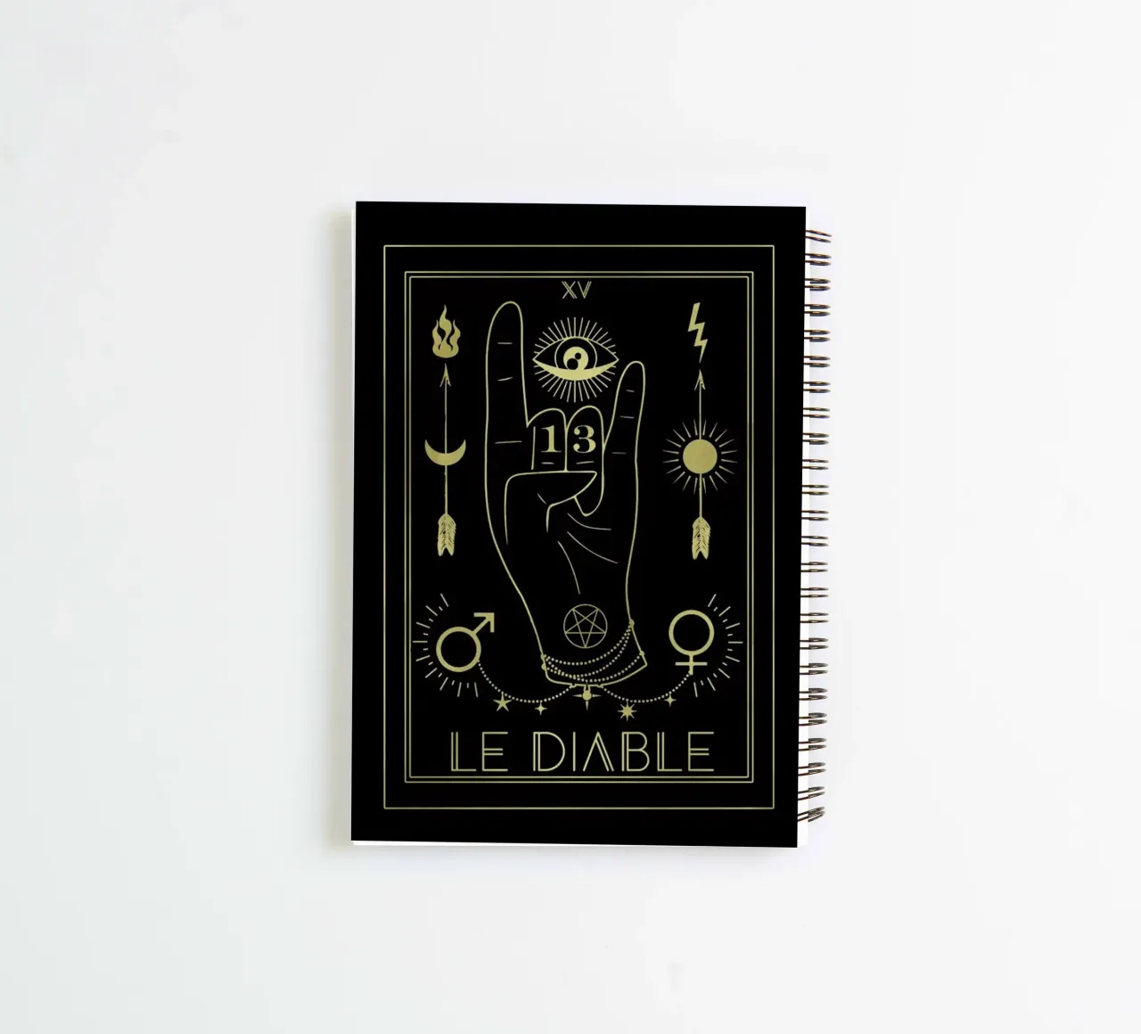 Le Diable spiral notebook by cafelab