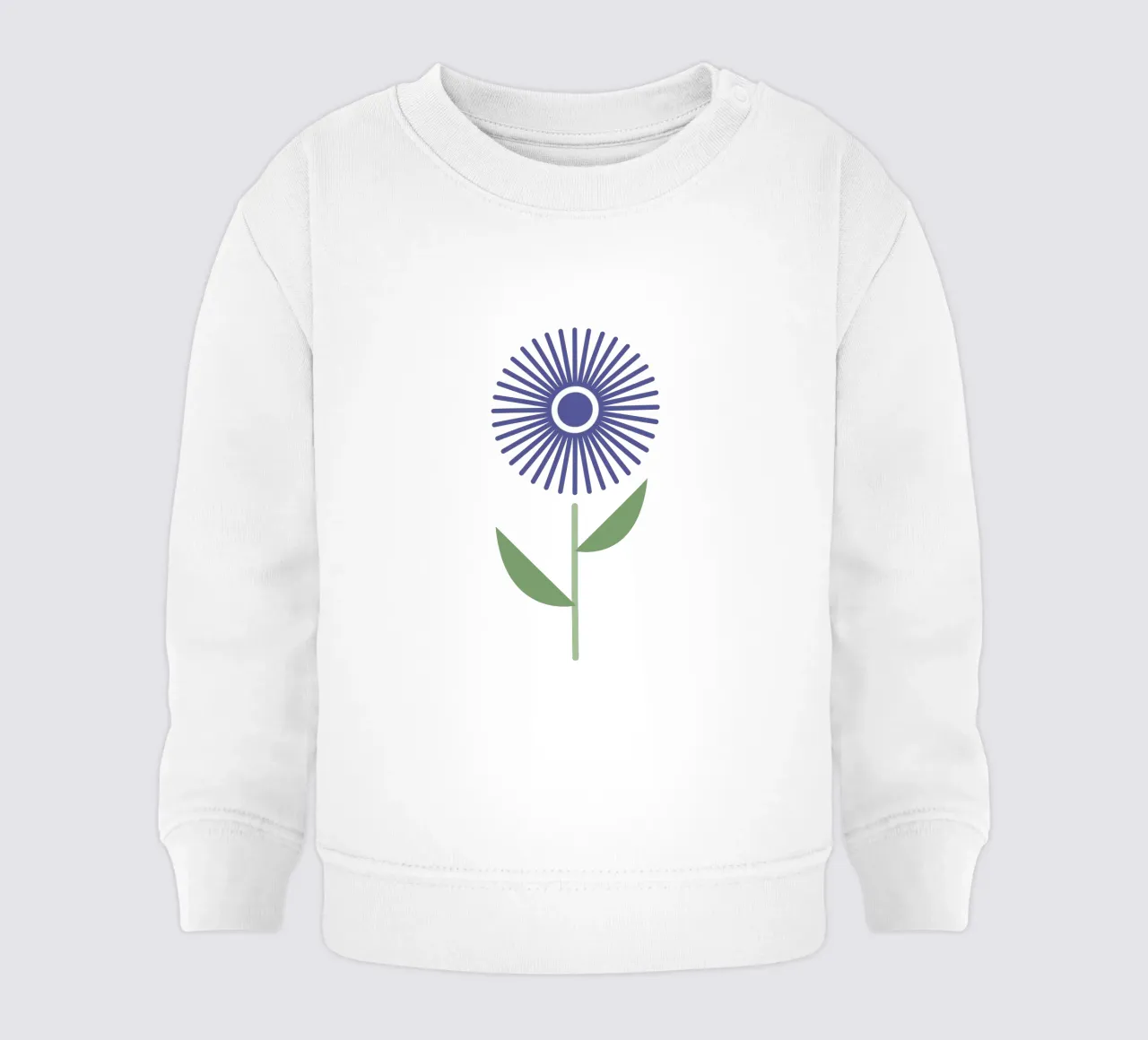 Retro Sunburst Flower felpa neonato da SMPLE