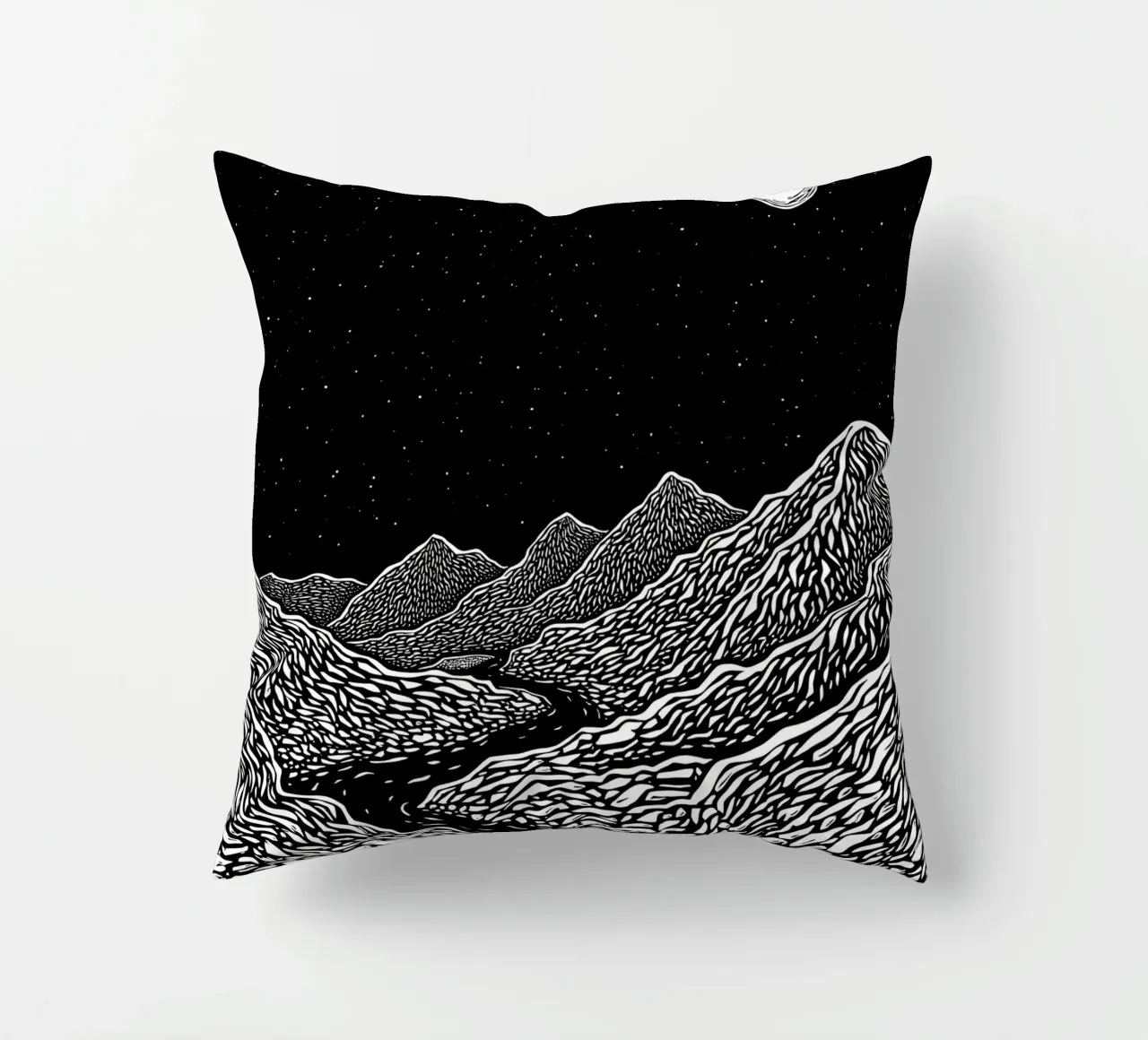 Dark Peaks cuscino da Indigo Rain