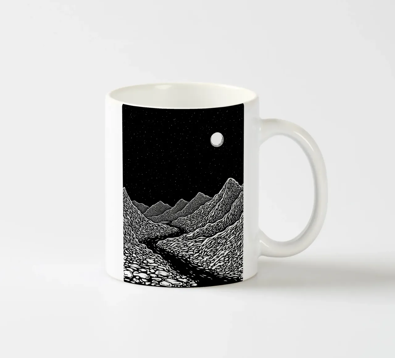 Dark Peaks tazza in ceramica da Indigo Rain