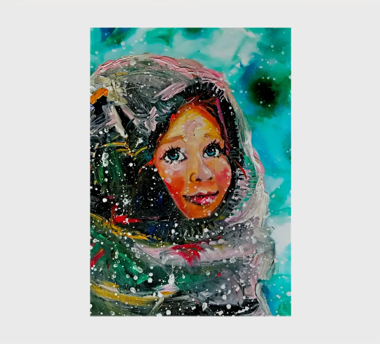 Winter-Märchen notebook by Happy 😃 Art 🎨 by Christine Schnoell