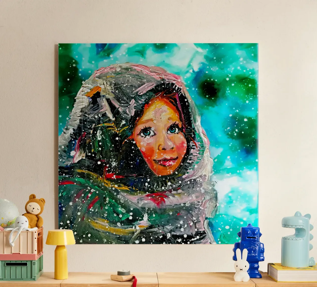 Winter-Märchen plexiglass da Happy 😃 Art 🎨 by Christine Schnoell