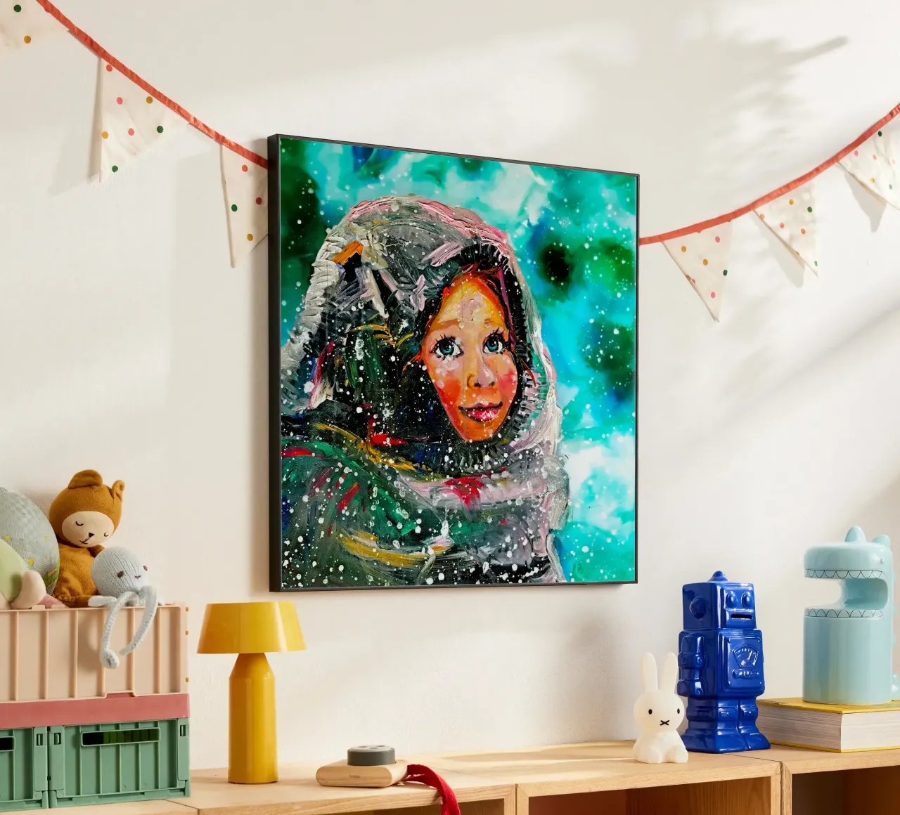 Winter-Märchen alluminio dibond da Happy 😃 Art 🎨 by Christine Schnoell