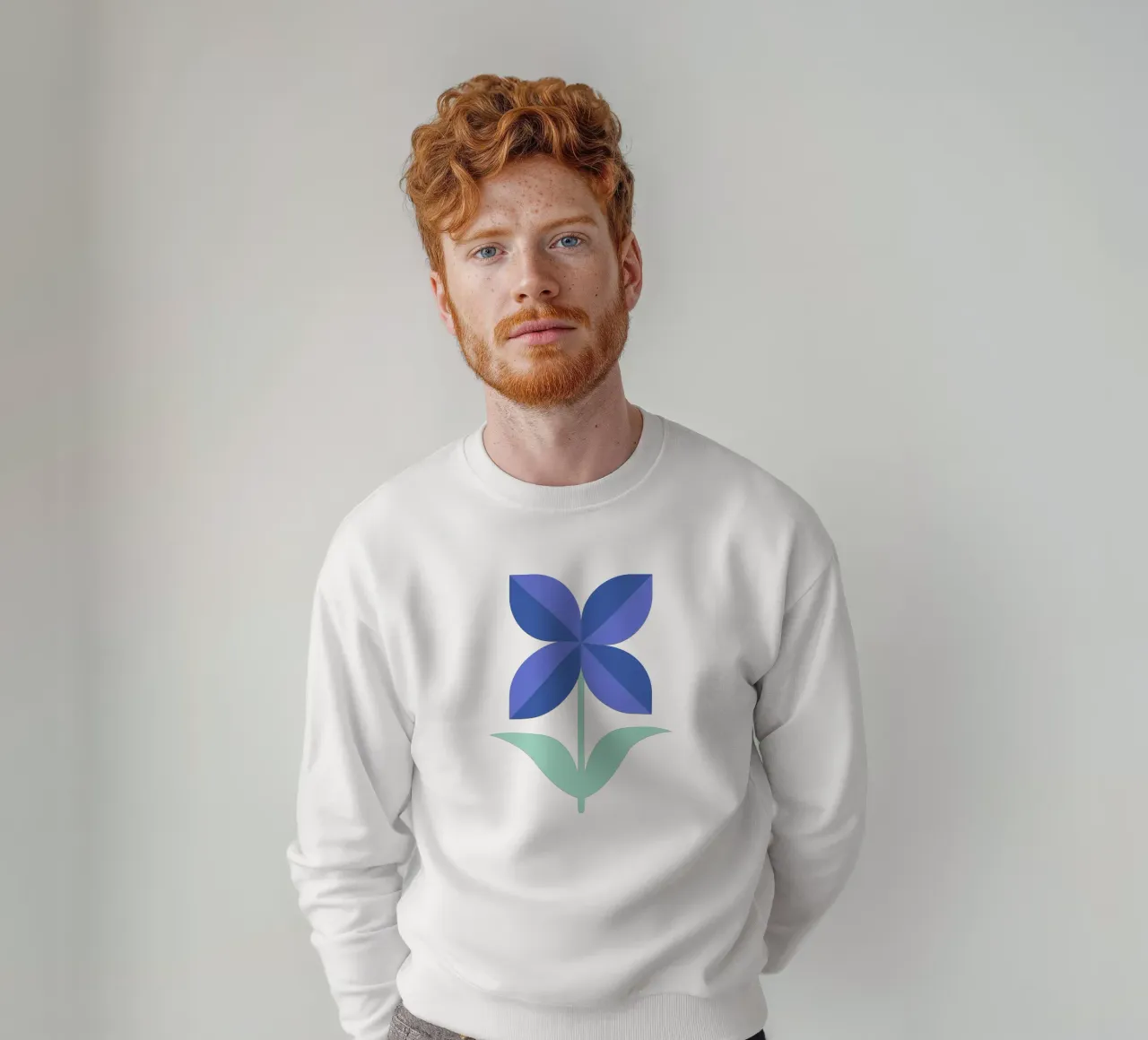 Nordic Petals felpa da SMPLE