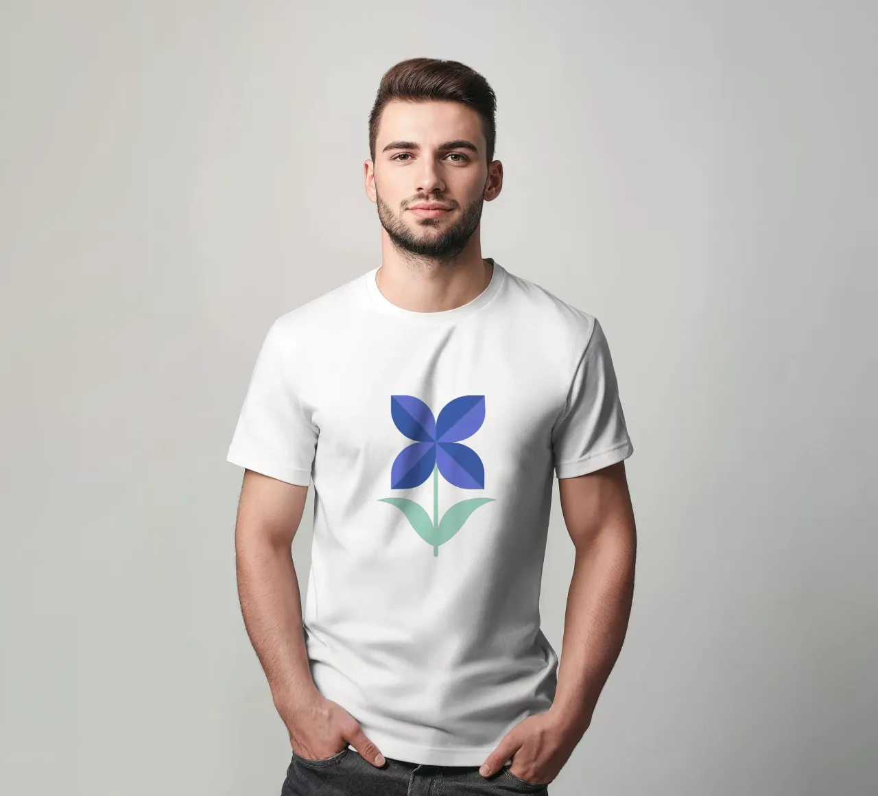 Nordic Petals t-shirt da SMPLE