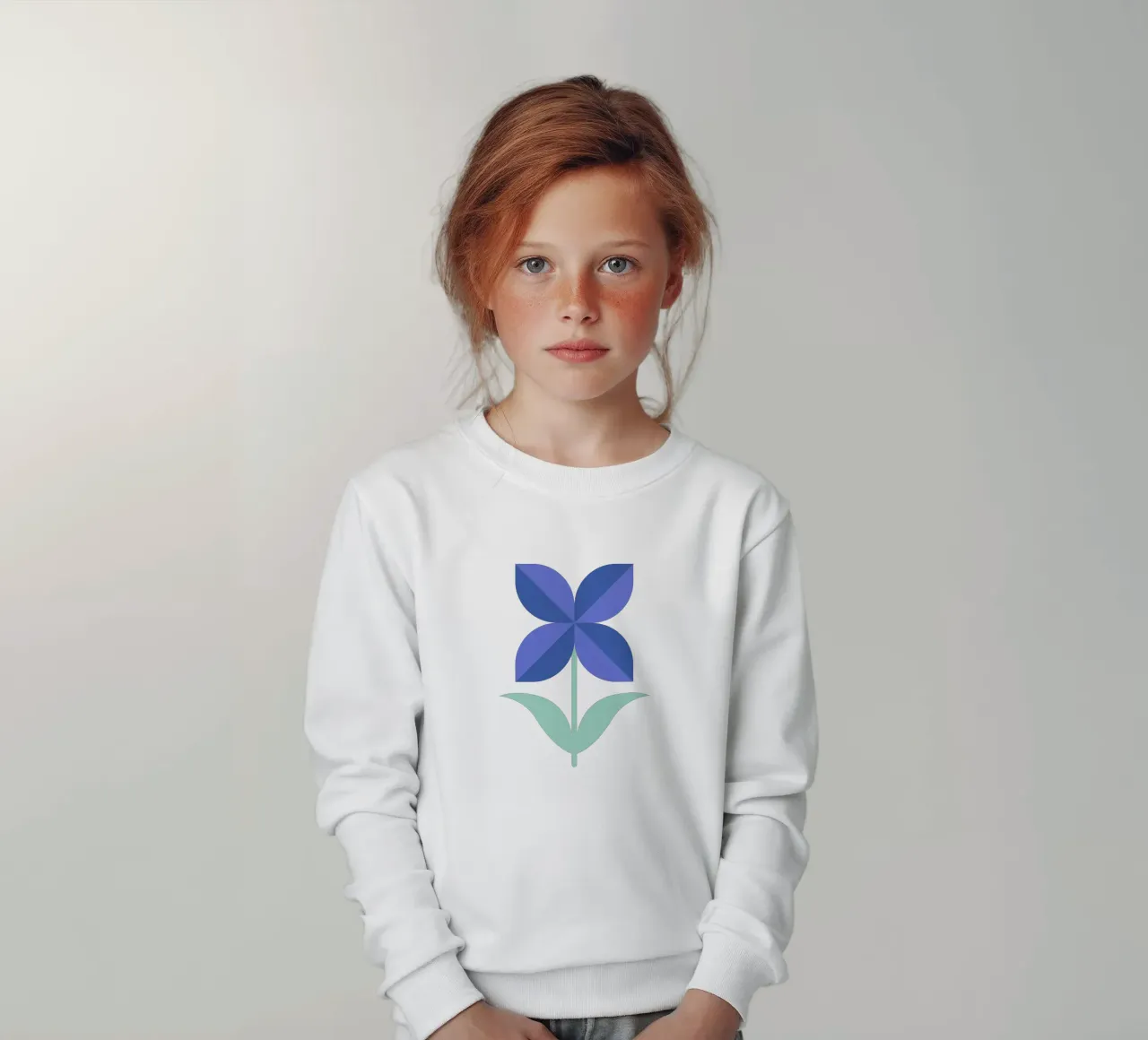 Nordic Petals felpa bambino da SMPLE