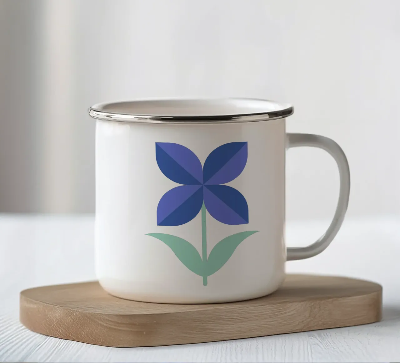 Nordic Petals tazza in smalto da SMPLE