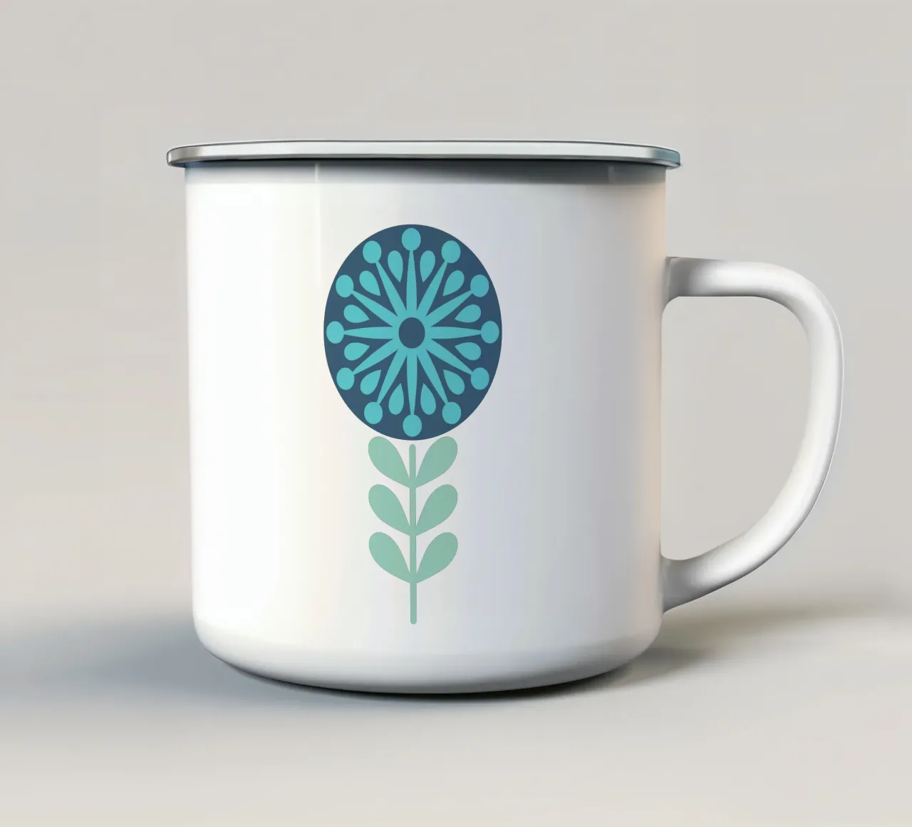 Ocean Bloom tazza in smalto da SMPLE