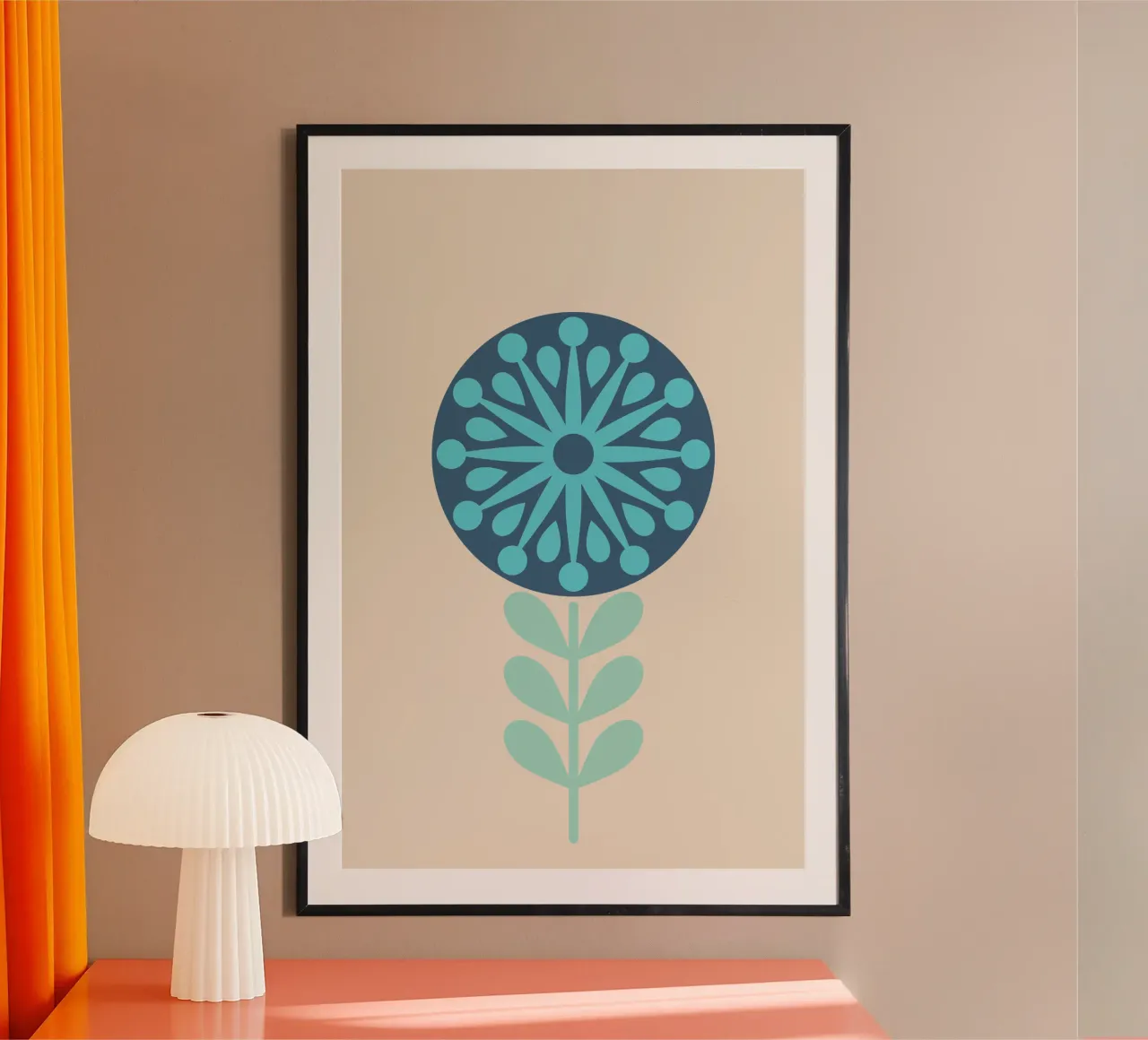 Ocean Bloom poster by SMPLE