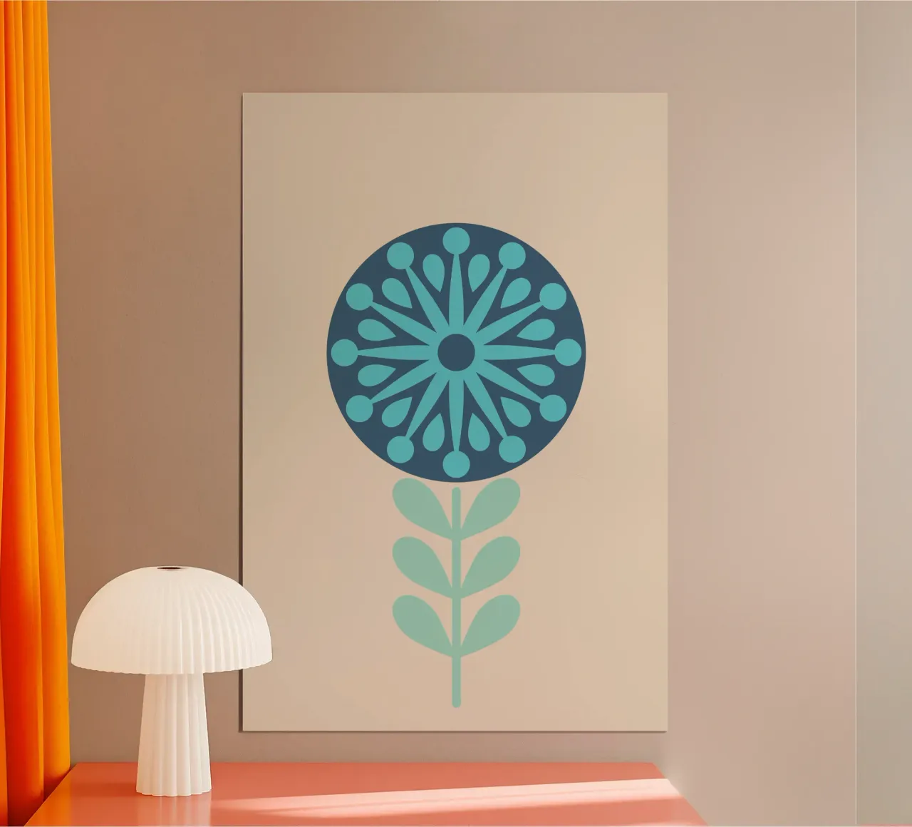 Ocean Bloom poster by SMPLE