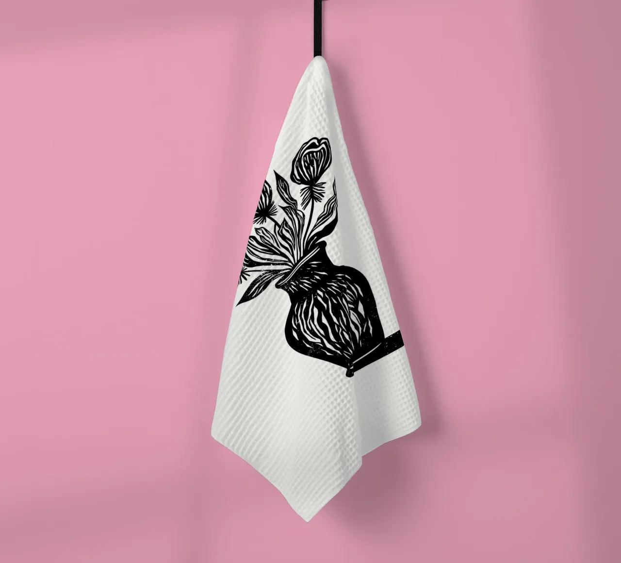 Bold Blooms canovaccio da cucina da Indigo Rain