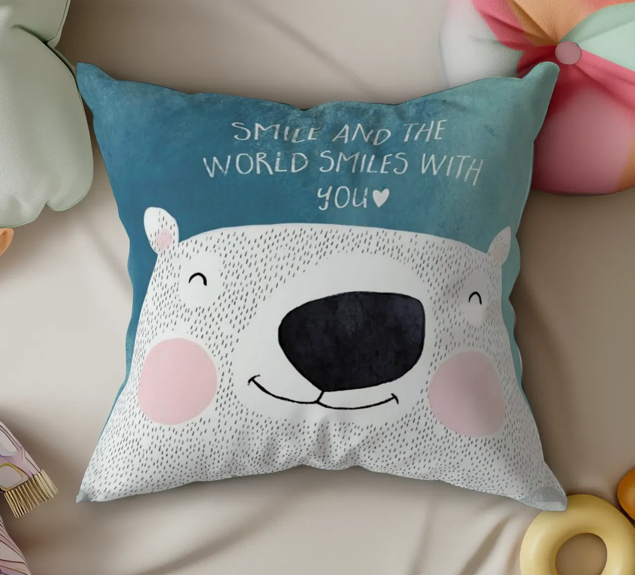 Smile cuscino da treechild