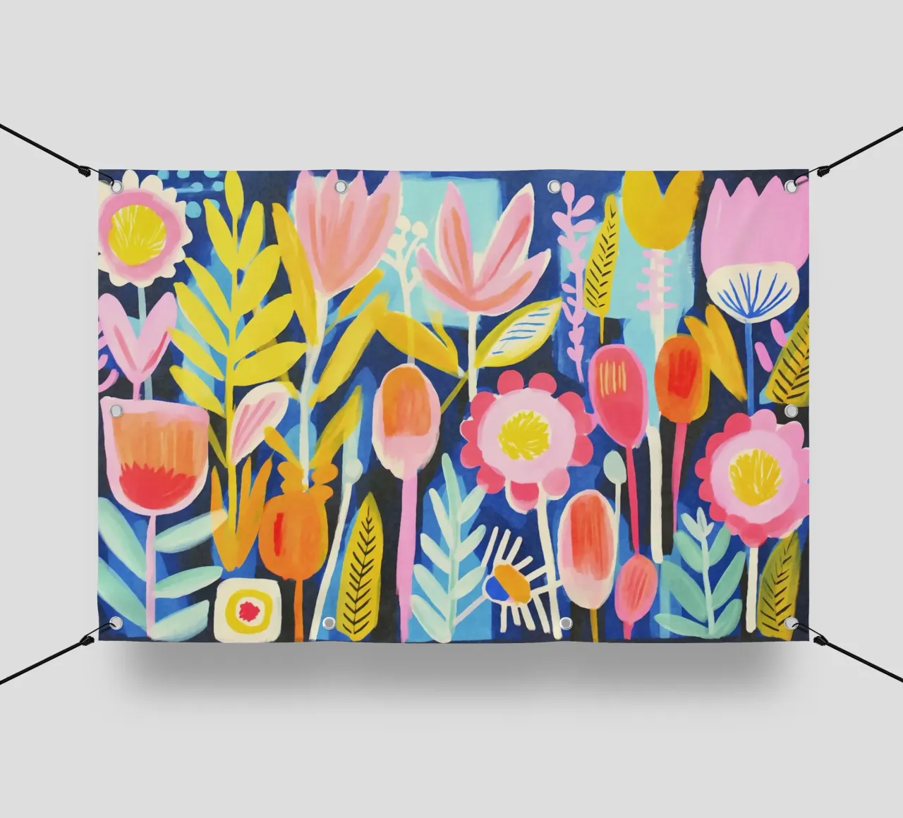 Prato fiorito Groovy Matisse telo in pvc da Andrea Haase Modern Home