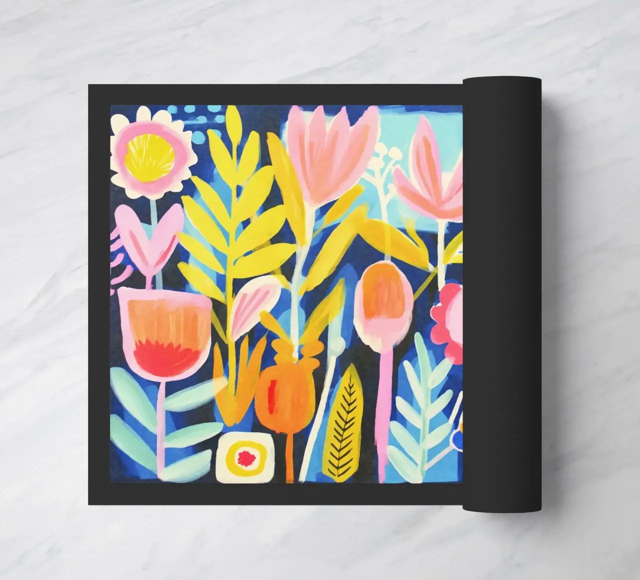 Prato fiorito Groovy Matisse zerbino da Andrea Haase Modern Home