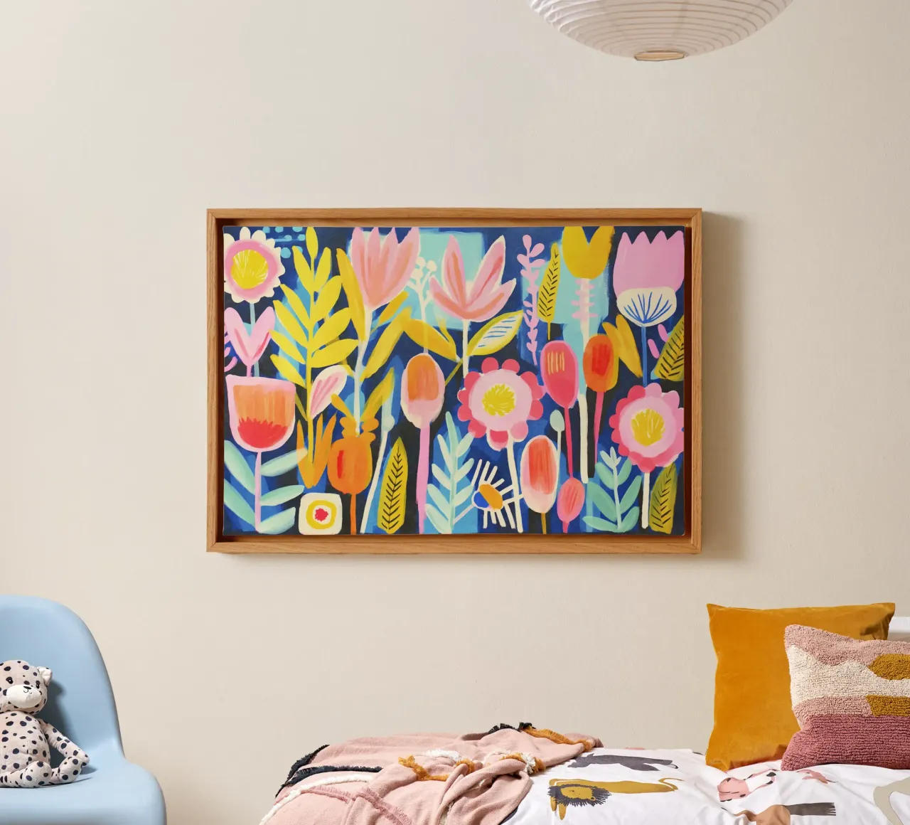 Pradera de flores Groovy Matisse lienzo de Andrea Haase Modern Home