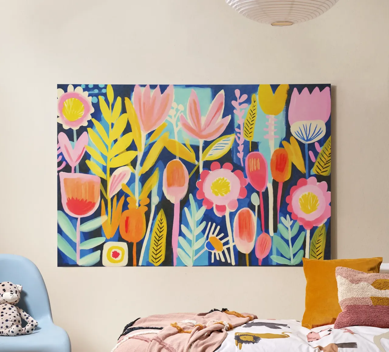 Pradera de flores Groovy Matisse lienzo de Andrea Haase Modern Home