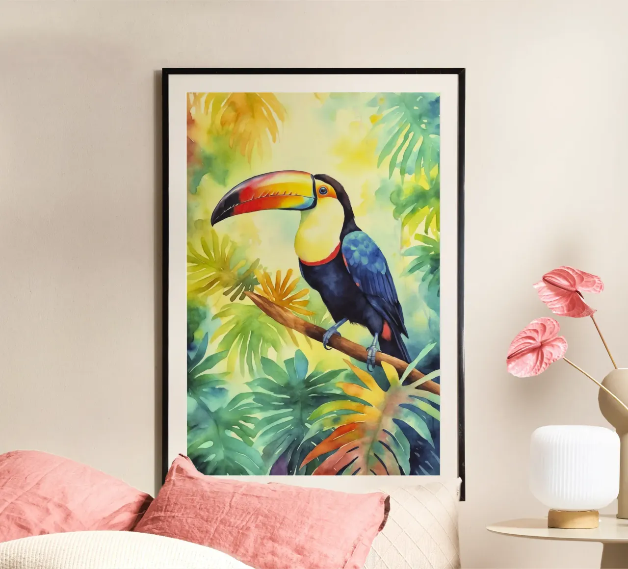 Tropical Toucan Paradise poster by Andrea Haase Modern Home