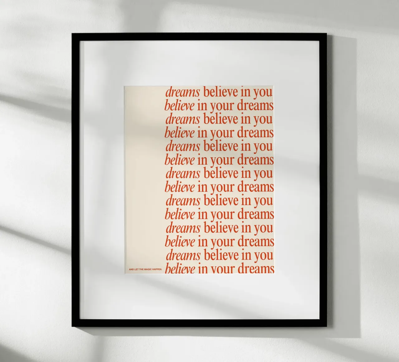 your reality poster da Ambition Wall