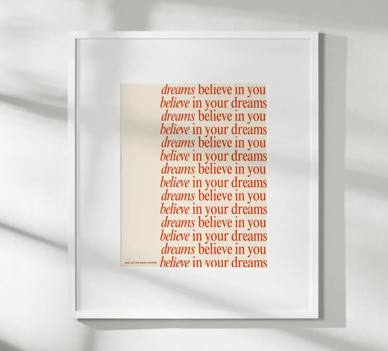 your reality poster da Ambition Wall