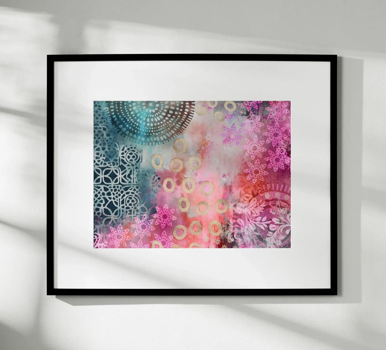 Vibrations vibrantes Chic bohème poster de Andrea Haase Modern Home