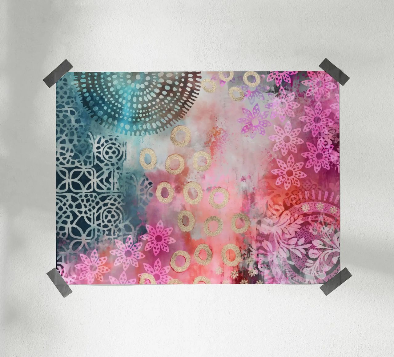 Vibrations vibrantes Chic bohème poster de Andrea Haase Modern Home