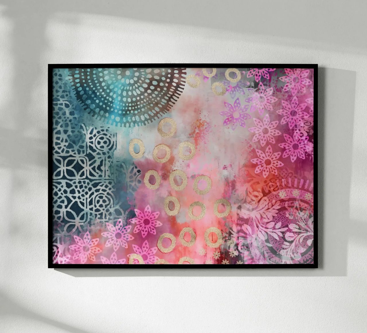 Vibrations vibrantes Chic bohème poster de Andrea Haase Modern Home