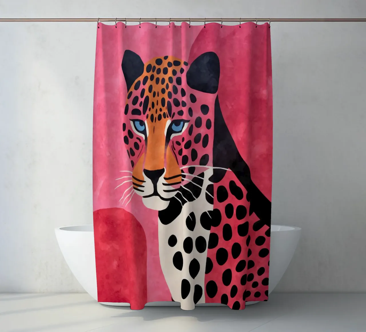 Fancy Wild Cheetah shower curtain by Andrea Haase Modern Home