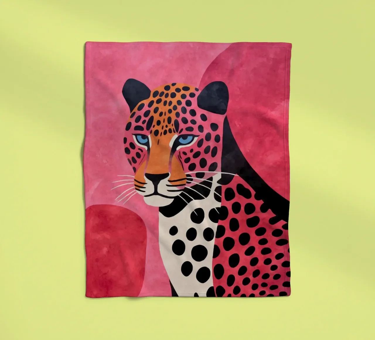 Fancy Wild Cheetah fleece blanket by Andrea Haase Modern Home