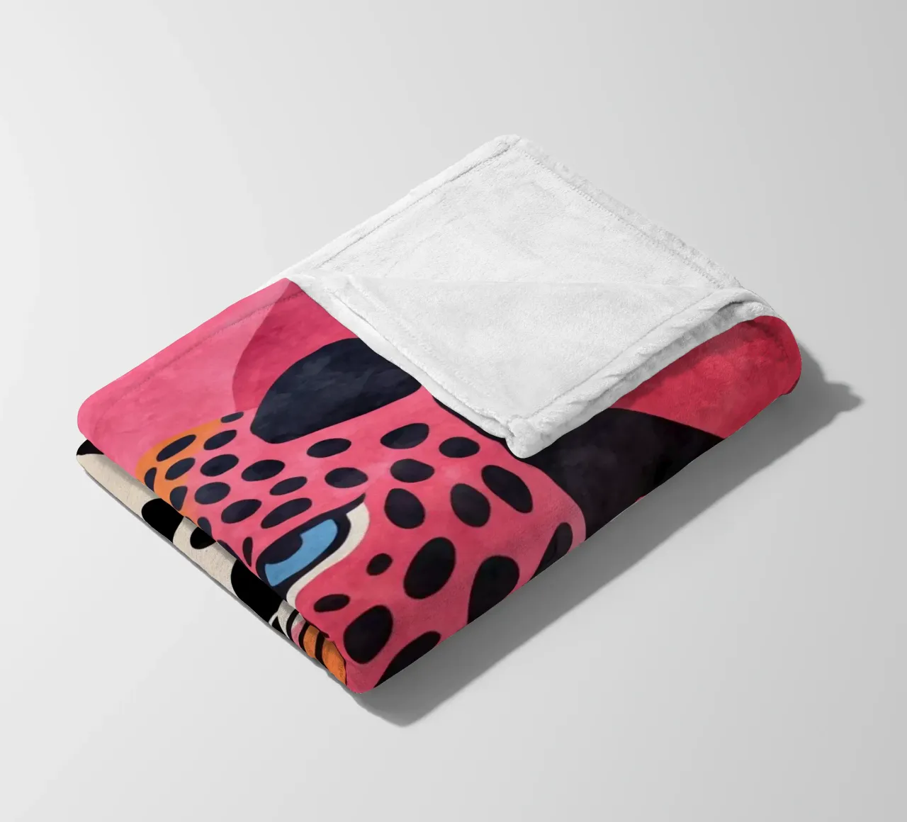 Fancy Wild Cheetah fleece blanket by Andrea Haase Modern Home