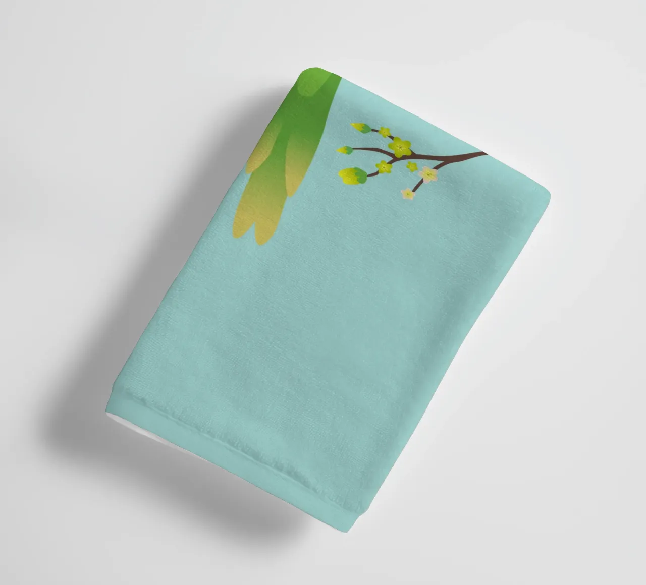 Cute egg shaped quaker parrot or monk parakeet towel by BwiseLizzy
