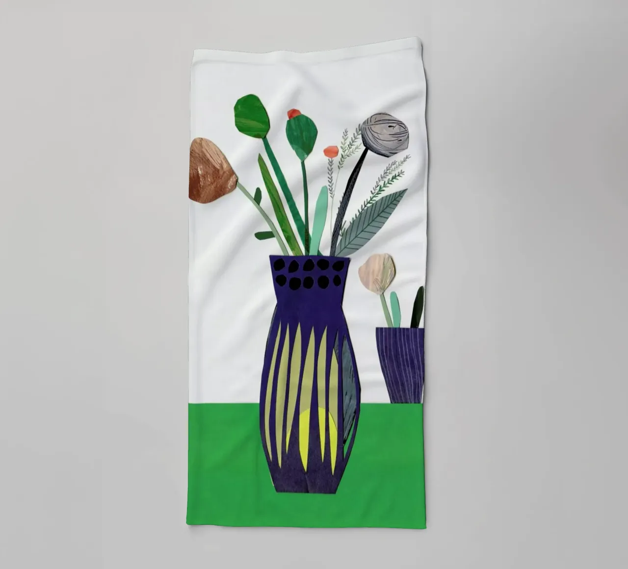 Ranunkeln & Co. 1 towel by Rinah Lang