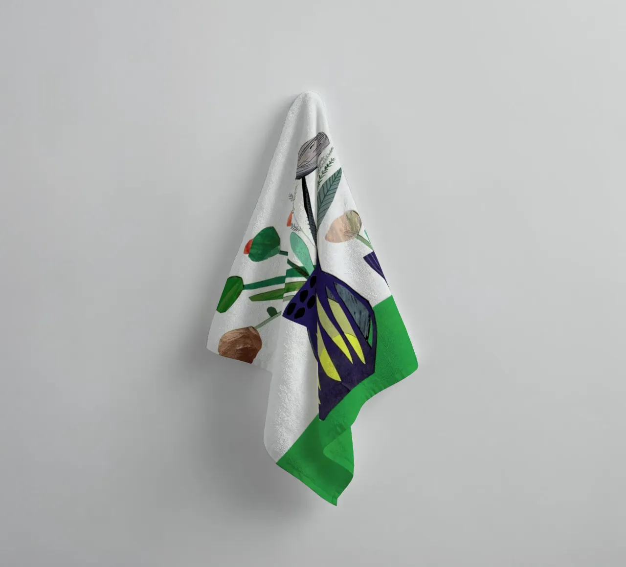 Ranunkeln & Co. 1 towel by Rinah Lang