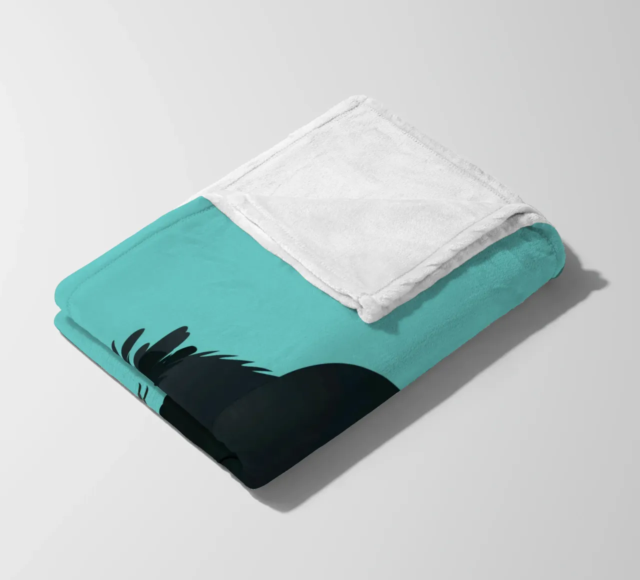 Illustrazione di un simpatico cacatua nero dalla coda rossa coperta in pile da BwiseLizzy