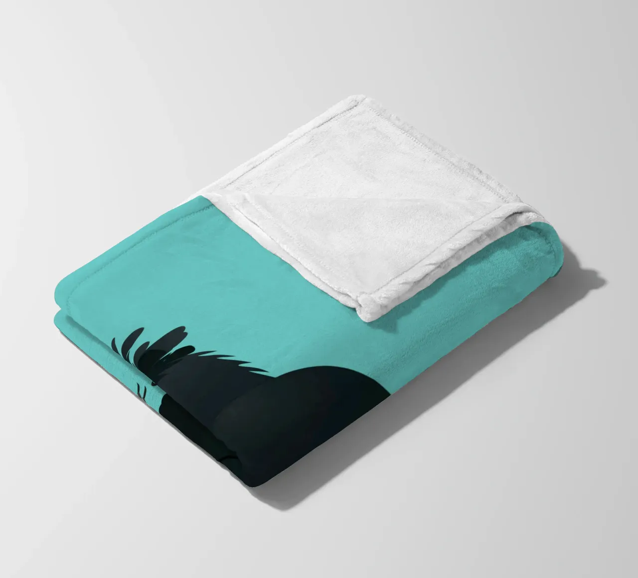 Illustrazione di un simpatico cacatua nero dalla coda rossa coperta in pile da BwiseLizzy