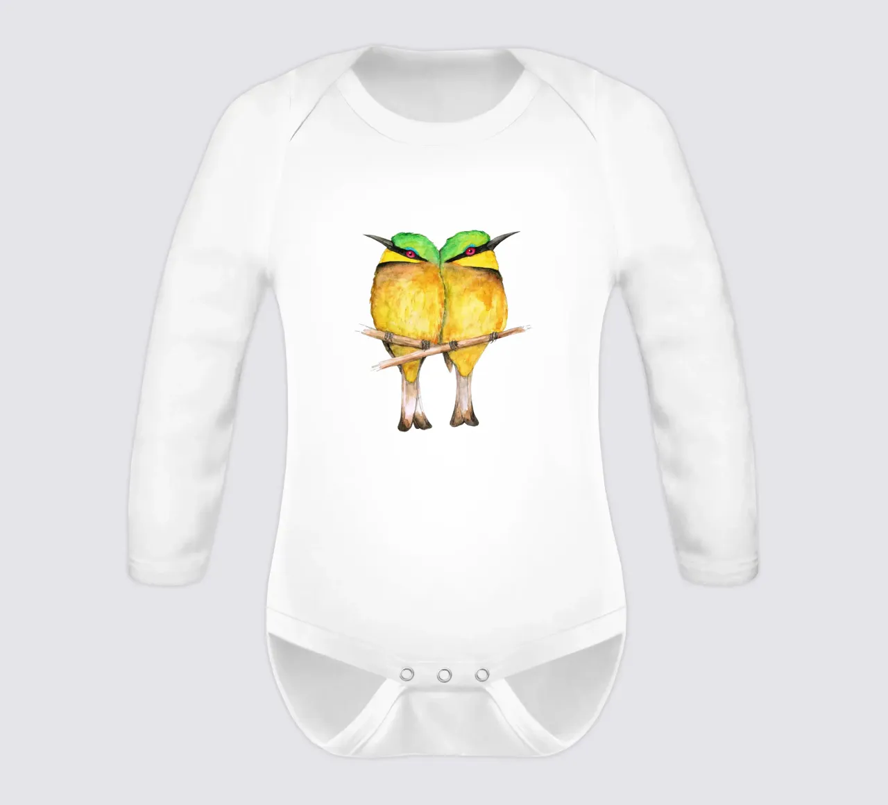 Deux petits guêpiers body manches longues de BwiseLizzy