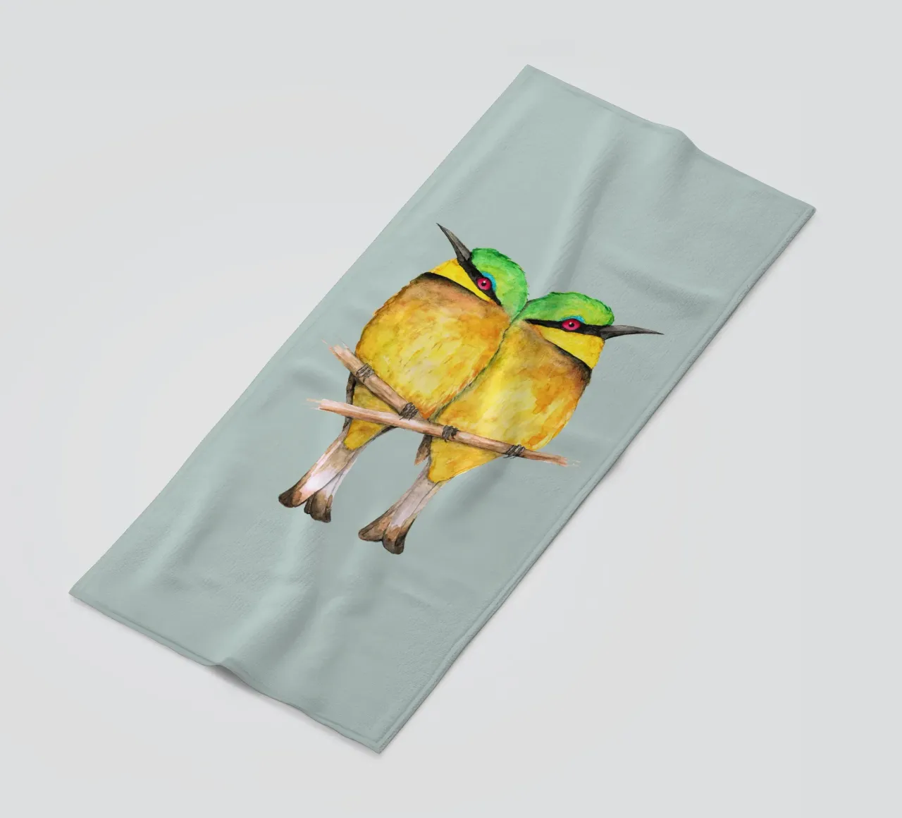 Due piccoli gruccioni telo mare da BwiseLizzy