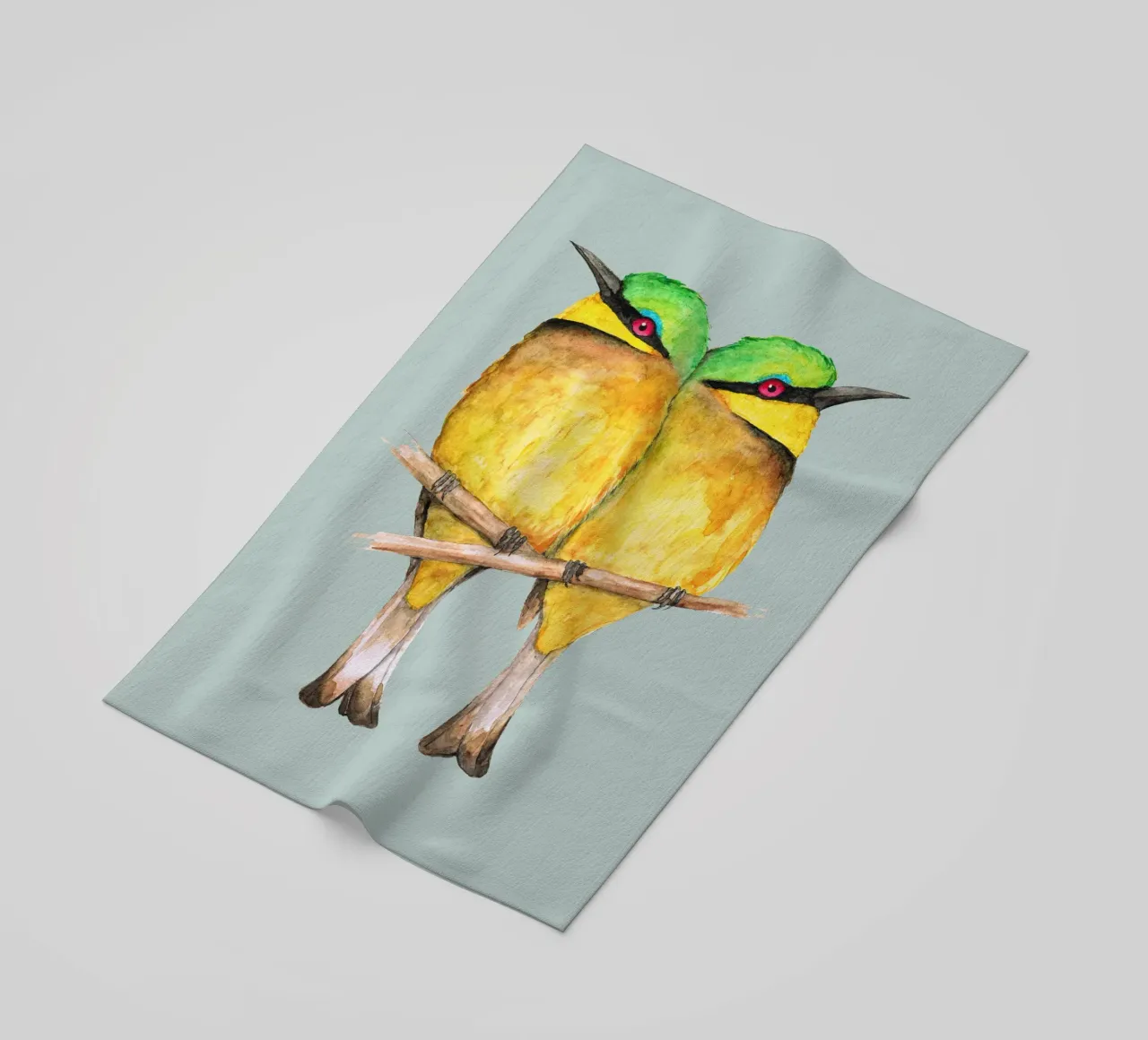 Due piccoli gruccioni telo mare da BwiseLizzy
