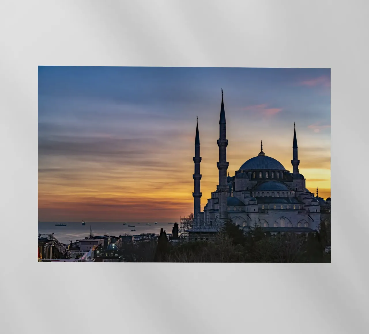 Blaue Moschee Istanbul pellicola backlit da Reisefotografie - Bilder aus aller Welt