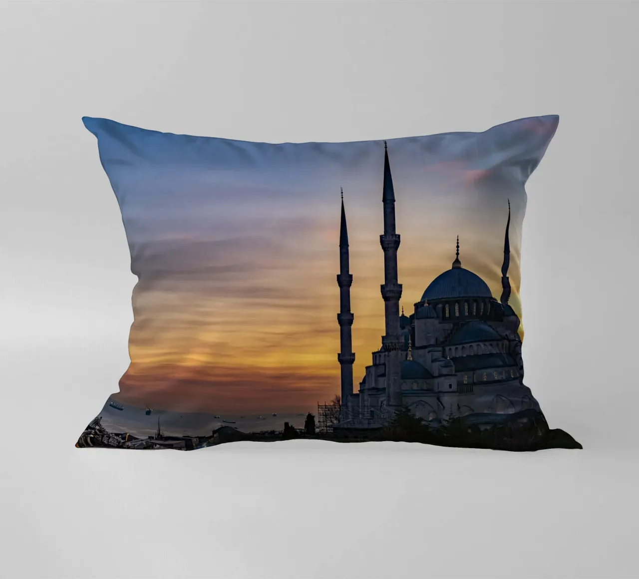 Blaue Moschee Istanbul cuscino da Reisefotografie - Bilder aus aller Welt