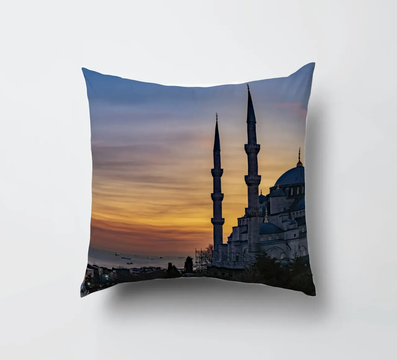 Blaue Moschee Istanbul cuscino da Reisefotografie - Bilder aus aller Welt