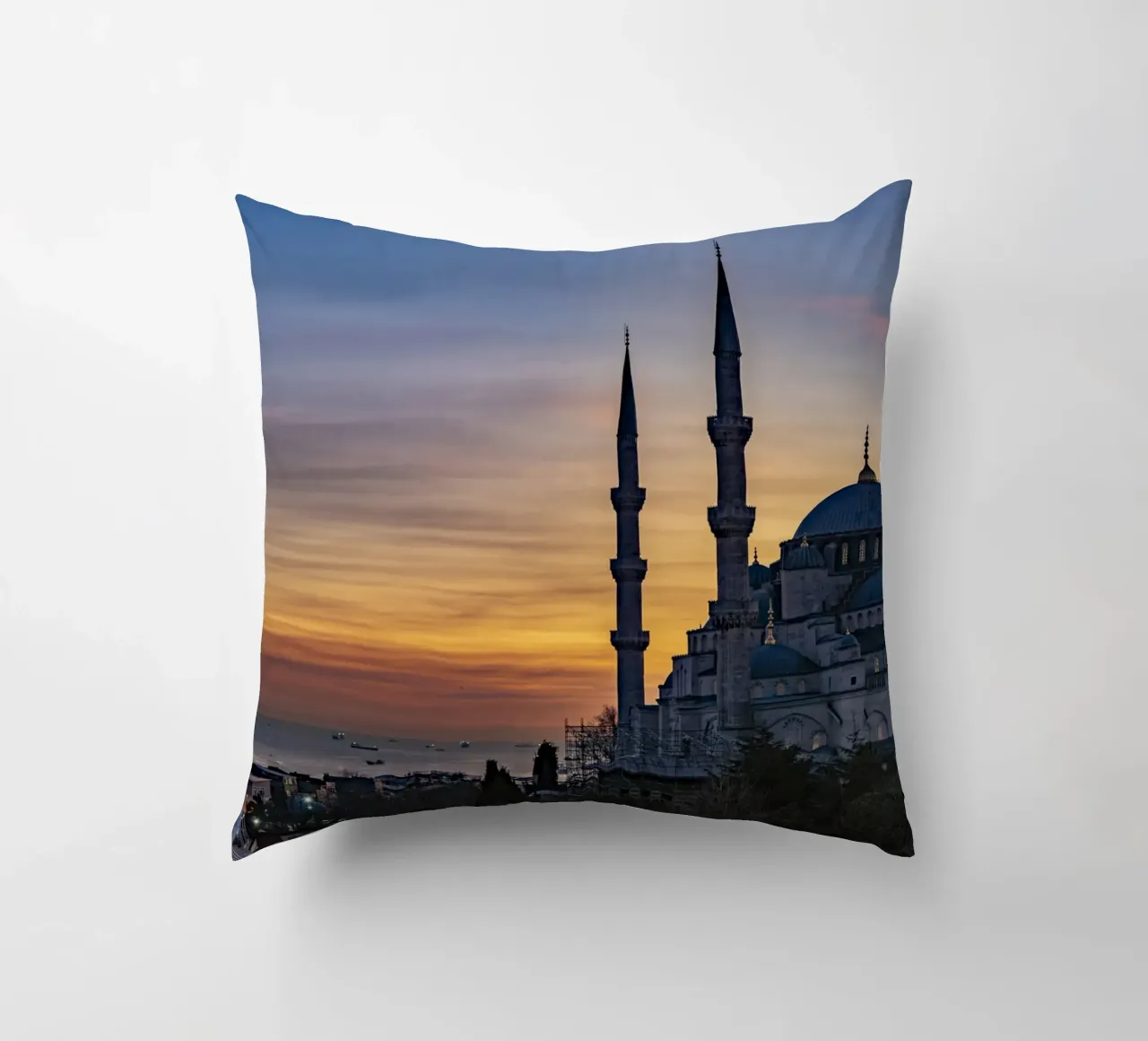 Blaue Moschee Istanbul cuscino da Reisefotografie - Bilder aus aller Welt