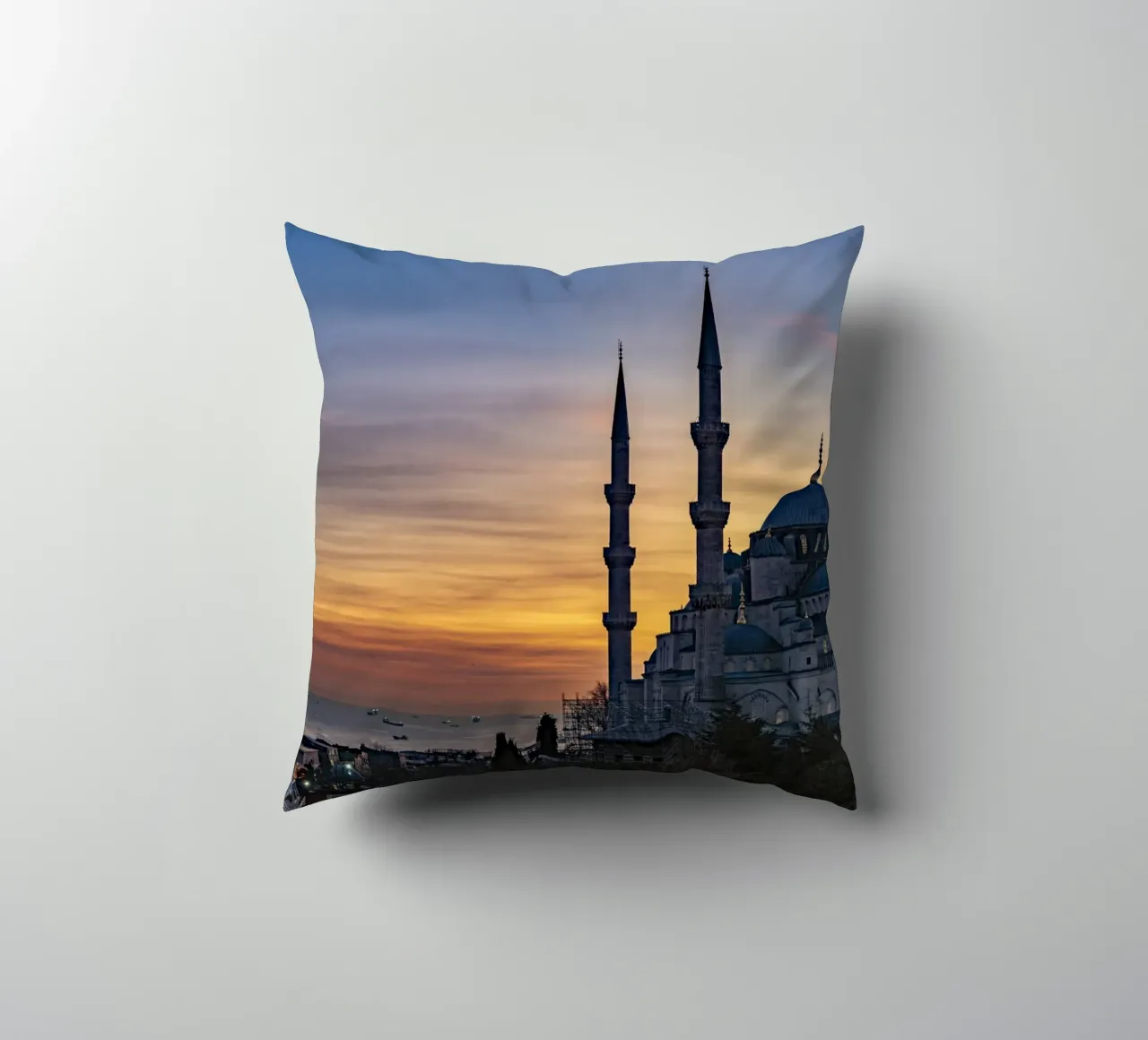 Blaue Moschee Istanbul cuscino da Reisefotografie - Bilder aus aller Welt