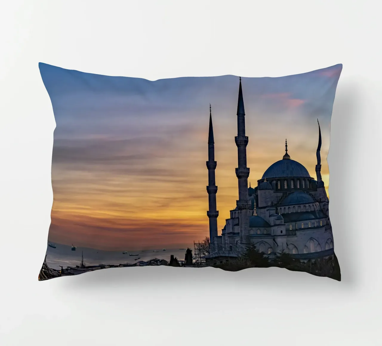 Blaue Moschee Istanbul cuscino da Reisefotografie - Bilder aus aller Welt