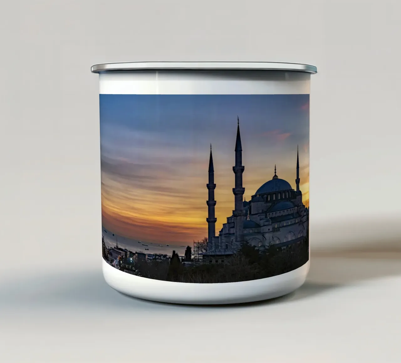 Blaue Moschee Istanbul tazza in smalto da Reisefotografie - Bilder aus aller Welt